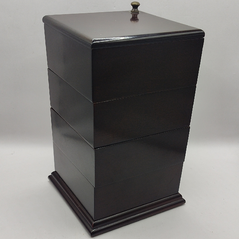 Bombay Dark Brown 4 Drawer Jewelry Organizer